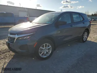 2024 Chevrolet Equinox LS with VIN 3GNAXSEG9RL159804, listed as a Copart auction lot 53052705 with 7,956 mi miles and Salvage Title. Bid and sale history available at carsss.com. Image 1.
