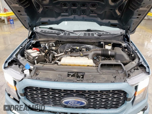 2023 Ford F-150 XL with VIN 1FTEW1CP3PKF86310, listed as a Copart auction lot 60575065 with 29,548 mi miles and Salvage title. Bid and sale history available at DreamBid. Image 11.
