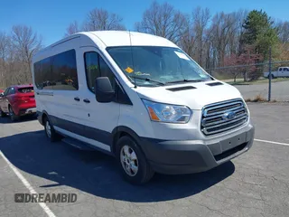 2018 Ford Transit Passenger XL with VIN 1FBAX2CG9JKA57540, listed as a IAAI auction lot 42068646 with 116,346 mi miles. Bid and sale history available at carsss.com. Image 1.