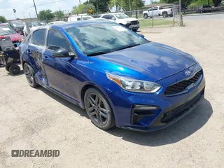 2020 Kia Forte GT-Line z VIN 3KPF34AD6LE199593, wystawiony jako IAAI lot #42055319 z przebiegiem 60 596 mil mil oraz . Historia ofert i sprzedaży dostępna na DreamBid. Obrazek 1.
