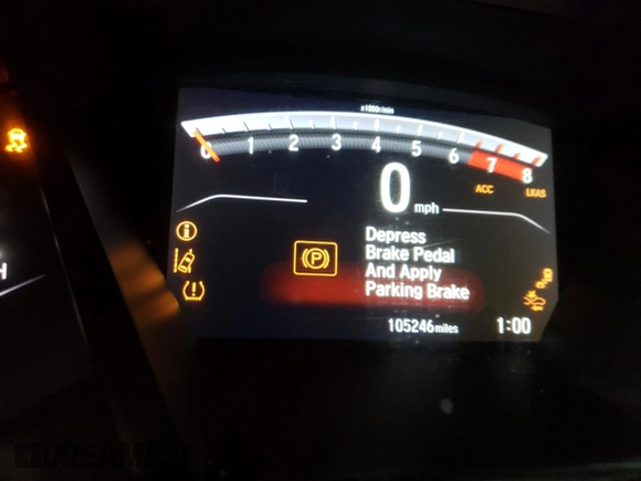 2018 Honda CR-V Touring with VIN 7FARW1H92JE022765, listed as a Copart auction lot 48427265 with 105,246 mi miles and Salvage Title. Bid and sale history available at carsss.com. Image 9.