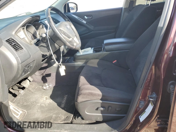 2014 Nissan Murano SV with VIN JN8AZ1MUXEW418975, listed as a Copart auction lot 44409704 with 100,336 mi miles and Salvage Title. Bid and sale history available at carsss.com. Image 7.