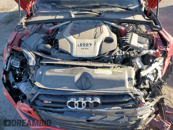 2018 Audi S4 Premium Plus with VIN WAUB4AF45JA164320, listed as a Copart auction lot 74092004 with 40,680 mi miles and Salvage Title. Bid and sale history available at carsss.com. Image 12.