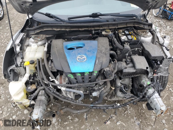 2012 Mazda 3 i Touring with VIN JM1BL1V82C1577583, listed as a Copart auction lot 58669235 with 89,872 mi miles and Salvage title. Bid and sale history available at DreamBid. Image 11.
