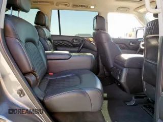 2018 Infiniti QX80 with VIN JN8AZ2NEXJ9195620, listed as a Copart auction lot 57509485 with 92,051 mi miles and Clean title. Bid and sale history available at DreamBid. Image 11.