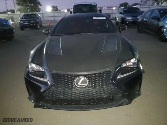 2016 Lexus RC 200t with VIN JTHHA5BC4G5003418, listed as a Copart auction lot 83820124 with 109,488 mi miles and Salvage Title. Bid and sale history available at carsss.com. Image 5.