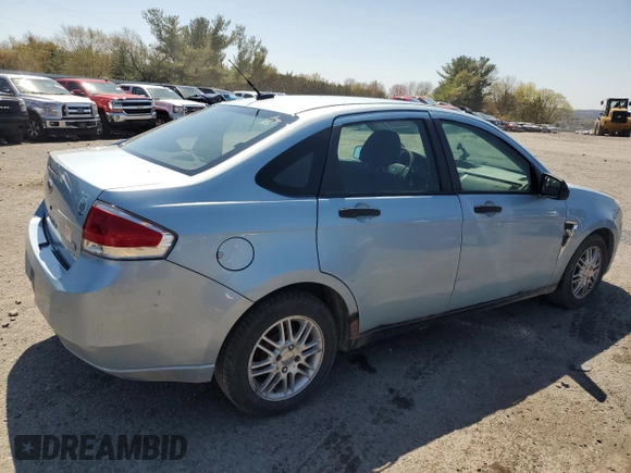 2008 Ford Focus SE with VIN 1FAHP35NX8W254639, listed as a Copart auction lot 53712625 with 179,842 mi miles and Clean Title. Bid and sale history available at carsss.com. Image 3.