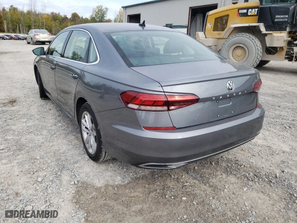 2020 Volkswagen Passat 2.0T SE with VIN 1VWSA7A3XLC008128, listed as a Copart auction lot 40368853 with 61,197 mi miles. Bid and sale history available at carsss.com. Image 3.