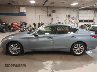 2015 Infiniti Q50 Premium with VIN JN1BV7AR2FM414613, listed as a IAAI auction lot 41258797 with 162,822 mi miles. Bid and sale history available at carsss.com. Image 14.