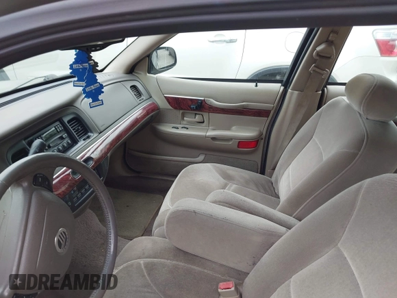2001 Mercury Grand Marquis LS with VIN 2MEFM75W71X643239, listed as a IAAI auction lot 42048113 with 195,441 mi miles and . Bid and sale history available at DreamBid. Image 5.