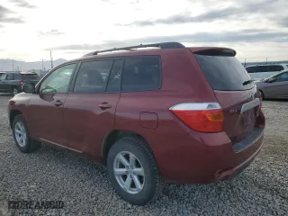 2009 Toyota Highlander with VIN JTEES41A892131124, listed as a Copart auction lot 46997965 with 179,386 mi miles and Salvage Title. Bid and sale history available at carsss.com. Image 2.