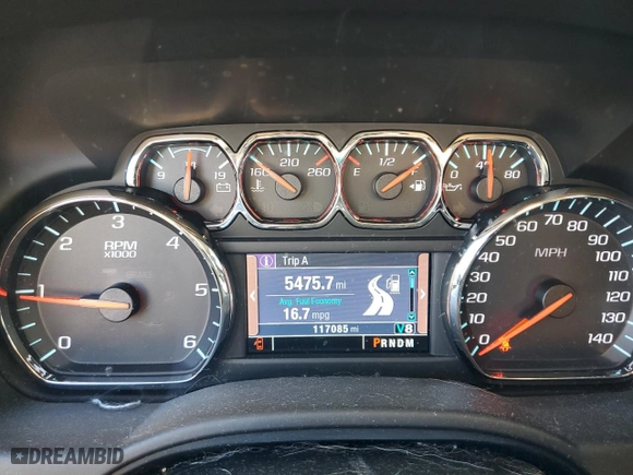 2015 Chevrolet Tahoe LS with VIN 1GNSKAKC4FR119942, listed as a Copart auction lot 46914065 with 117,085 mi miles and Clean Title. Bid and sale history available at carsss.com. Image 9.