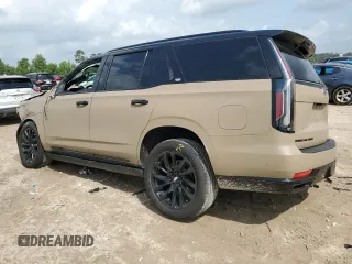 2024 Cadillac Escalade 4WD Sport with VIN 1GYS4FKL9RR311565, listed as a Copart auction lot 54236255 with 9,505 mi miles and Salvage title. Bid and sale history available at DreamBid. Image 2.