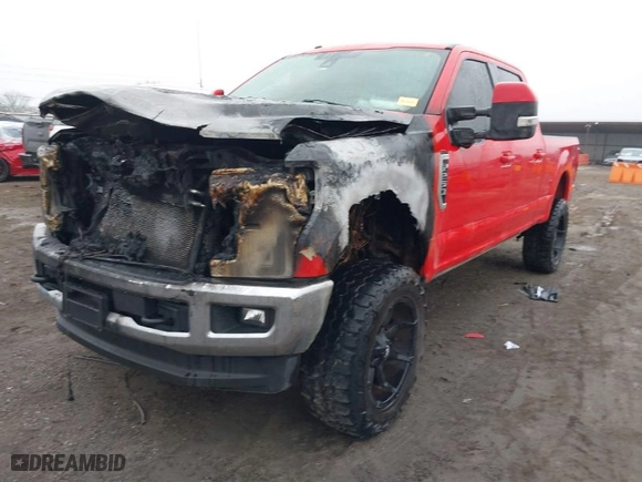 2017 Ford Super Duty F-250 SRW Lariat with VIN 1FT7W2B65HEF12104, listed as a IAAI auction lot 41503624 with 1 mi miles. Bid and sale history available at carsss.com. Image 2.