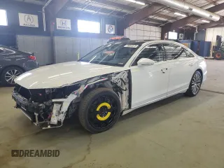 2019 Audi A8 L with VIN WAU8DAF86KN005765, listed as a Copart auction lot 49065575 with 32,600 mi miles and Salvage Title. Bid and sale history available at carsss.com. Image 1.
