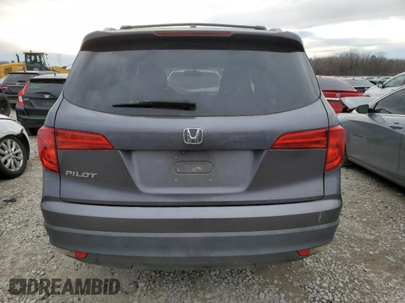 2017 Honda Pilot EX-L with VIN 5FNYF5H52HB017054, listed as a Copart auction lot 88710325 with 139,726 mi miles and Salvage Title. Bid and sale history available at carsss.com. Image 6.