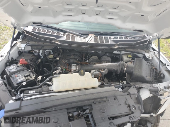 2022 Ford F-150 XL with VIN 1FTMF1CB1NKE65448, listed as a Copart auction lot 60610254 with 9,587 mi miles and Salvage Title. Bid and sale history available at carsss.com. Image 12.