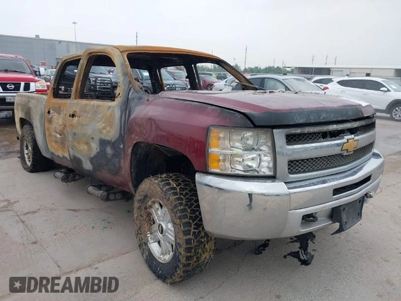 2013 Chevrolet Silverado 1500 LT with VIN 3GCPKSE71DG191455, listed as a IAAI auction lot 41839899 with 1 mi miles. Bid and sale history available at carsss.com. Image 1.