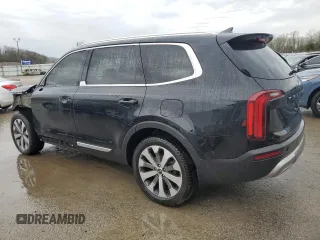 2020 Kia Telluride EX with VIN 5XYP34HCXLG071703, listed as a Copart auction lot 51601905 with 76,529 mi miles and Salvage Title. Bid and sale history available at DreamBid. Image 2.