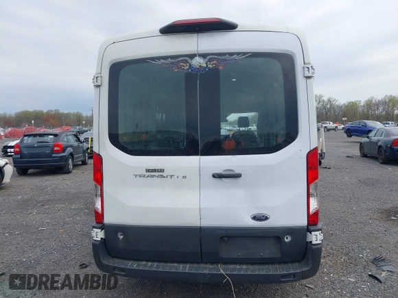 2018 Ford Transit with VIN 1FTYE2CM4JKA10552, listed as a IAAI auction lot 42003388 with 116,464 mi miles. Bid and sale history available at carsss.com. Image 16.