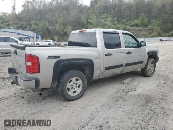 2007 Chevrolet Silverado 1500 LTZ with VIN 2GCEK13M671638532, listed as a Copart auction lot 52504535 with 263,805 mi miles and Salvage Title. Bid and sale history available at carsss.com. Image 3.