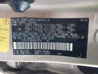2004 Toyota Highlander with VIN JTEEP21A840005596, listed as a IAAI auction lot 41853783 with 300,533 mi miles. Bid and sale history available at carsss.com. Image 9.