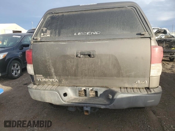 2010 Toyota Tundra 4WD Truck with VIN 5TFUM5F11AX002335, listed as a Copart auction lot 44238765 with 206,525 mi miles and Salvage Title. Bid and sale history available at carsss.com. Image 6.