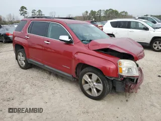 2014 GMC Terrain SLE with VIN 2GKFLRE36E6269213, listed as a Copart auction lot 47966185 with 87,880 mi miles and Salvage title. Bid and sale history available at DreamBid. Image 4.