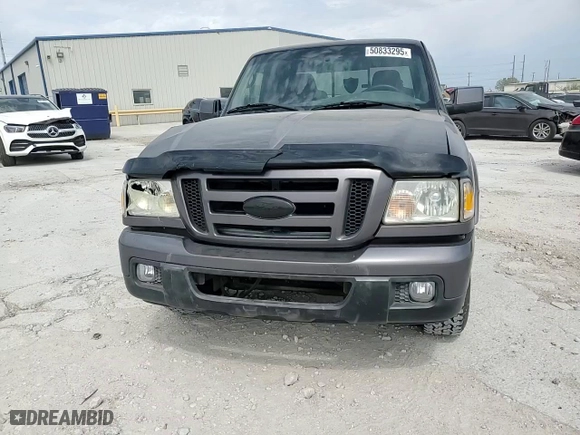 2006 Ford Ranger STX with VIN 1FTYR44U76PA27824, listed as a Copart auction lot 50833295 with 247,014 mi miles and Salvage Title. Bid and sale history available at carsss.com. Image 10.