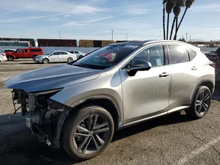 2022 Lexus NX with VIN JTJHKCFZ8N2005931, listed as a Copart auction lot 48413754 with 25,594 mi miles. Bid and sale history available at carsss.com. Image 1.