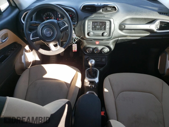 2016 Jeep Renegade Sport with VIN ZACCJBAW8GPC58926, listed as a Copart auction lot 83981934 with 62,818 mi miles and Non Repairable. Bid and sale history available at DreamBid. Image 8.