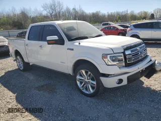 2014 Ford F-150 XL with VIN 1FTFW1CTXEFA16084, listed as a Copart auction lot 49493315 with 104,831 mi miles and Salvage Title. Bid and sale history available at carsss.com. Image 4.