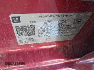 2020 GMC Sierra 1500 SLT z VIN 1GTU9DED8LZ296394, wystawiony jako IAAI lot #42549855 z przebiegiem 105 510 mil mil oraz . Historia ofert i sprzedaży dostępna na DreamBid. Obrazek 9.
