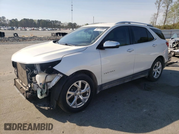 2018 Chevrolet Equinox Premier with VIN 2GNAXMEV6J6296380, listed as a Copart auction lot 50773395 with 93,877 mi miles and Salvage Title. Bid and sale history available at carsss.com. Image 1.