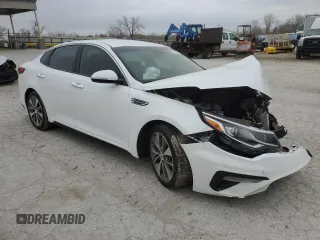 2019 Kia Optima S with VIN 5XXGT4L39KG280635, listed as a Copart auction lot 82178854 with 49,675 mi miles and Salvage Title. Bid and sale history available at carsss.com. Image 4.