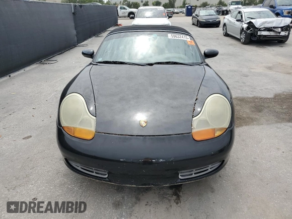 2001 Porsche Boxster with VIN WP0CA29811U626925, listed as a Copart auction lot 59632415 with Not provided miles and Clean title. Bid and sale history available at DreamBid. Image 5.