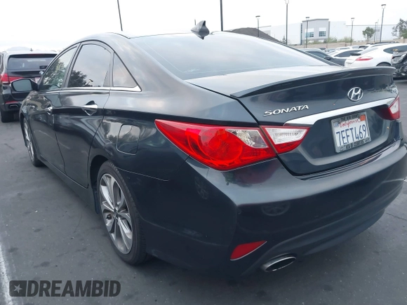 2014 Hyundai Sonata Limited with VIN 5NPEC4AB0EH818164, listed as a IAAI auction lot 42061434 with 120,228 mi miles and . Bid and sale history available at DreamBid. Image 3.