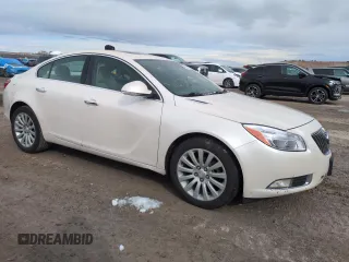 2012 Buick Regal Premium 1 with VIN 2G4GS5EK5C9147081, listed as a Copart auction lot 49494855 with 99,488 mi miles and Salvage title. Bid and sale history available at DreamBid. Image 4.
