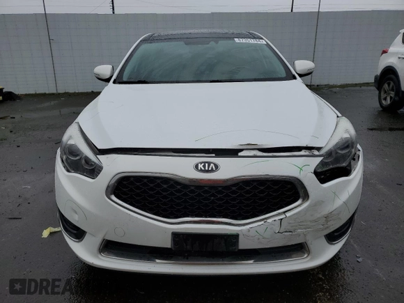 2014 Kia Cadenza Premium with VIN KNALN4D75E5156300, listed as a Copart auction lot 87351784 with 122,570 mi miles and Salvage Title. Bid and sale history available at carsss.com. Image 5.