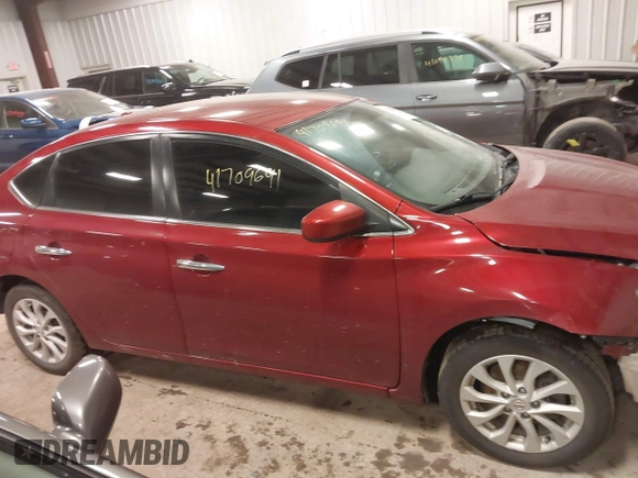 2019 Nissan Sentra SV with VIN 3N1AB7AP2KY399265, listed as a IAAI auction lot 41709691 with 78,589 mi miles and . Bid and sale history available at DreamBid. Image 13.