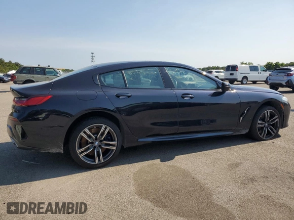 2020 BMW 8 Series 840i with VIN WBAGV4C08LCD84826, listed as a Copart auction lot 53328634 with 36,703 mi miles and Salvage title. Bid and sale history available at DreamBid. Image 3.