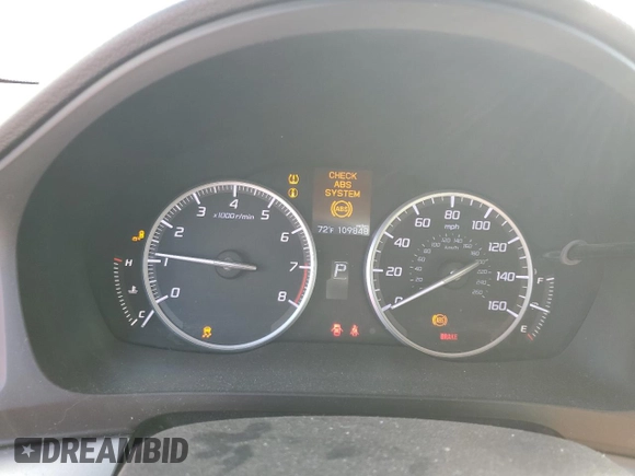 2016 Acura ILX Premium with VIN 19UDE2F7XGA010446, listed as a Copart auction lot 47272715 with 109,848 mi miles and Salvage title. Bid and sale history available at DreamBid. Image 9.