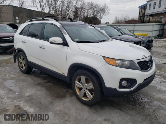 2013 Kia Sorento EX with VIN 5XYKUDA23DG374347, listed as a Copart auction lot 46455275 with 170,013 mi miles and Clean Title. Bid and sale history available at carsss.com. Image 4.