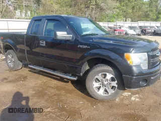 2013 Ford F-150 XL with VIN 1FTFX1CF5DFE02000, listed as a IAAI auction lot 41864702 with 185,992 mi miles. Bid and sale history available at carsss.com. Image 1.