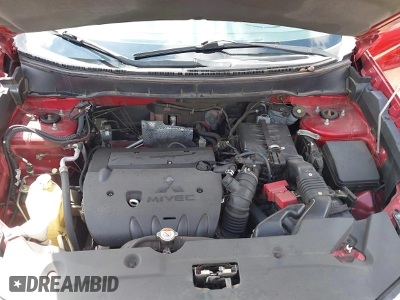 2014 Mitsubishi Outlander Sport ES with VIN 4A4AP3AU0EE014454, listed as a IAAI auction lot 42014902 with 129,189 mi miles. Bid and sale history available at carsss.com. Image 10.