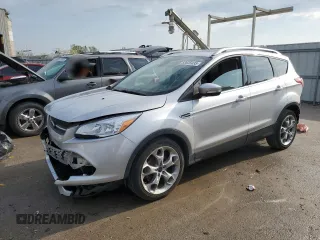 2015 Ford Escape Titanium with VIN 1FMCU0JX5FUA08248, listed as a Copart auction lot 53635435 with 120,010 mi miles and Salvage Title. Bid and sale history available at DreamBid. Image 1.