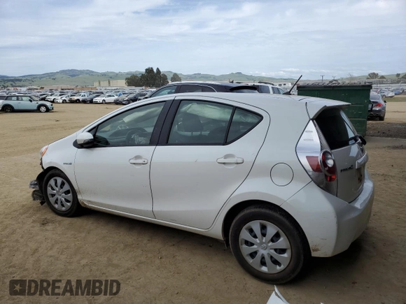 2014 Toyota Prius One with VIN JTDKDTB39E1560851, listed as a Copart auction lot 49844525 with 165,219 mi miles and Salvage Title. Bid and sale history available at DreamBid. Image 2.