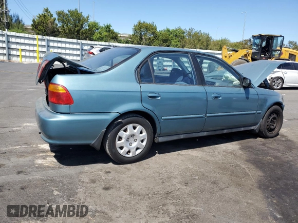 2000 Honda Civic VP z VIN 2HGEJ6613YH558116, wystawiony jako Copart lot #50028285 z przebiegiem 138 436 mil mil oraz Szkoda całkowita • Salvage title. Historia ofert i sprzedaży dostępna na DreamBid. Obrazek 3.