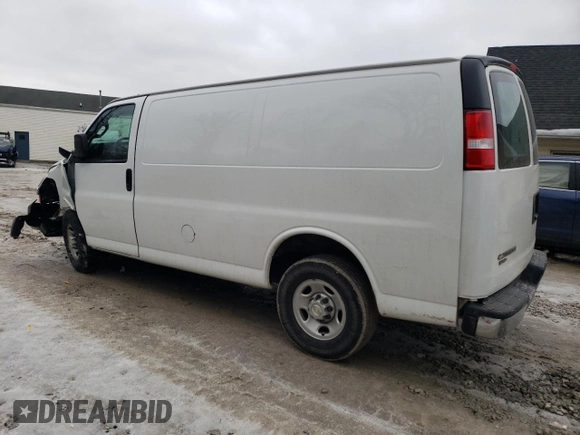 2021 Chevrolet Express Cargo с VIN 1GCWGAFP1M1218139, выставлен на аукционе Copart как лот 43966525 с пробегом 47 417 миль миль и Списание • Salvage title. История ставок и продаж доступна на DreamBid. Изображение 2.