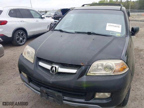 2004 Acura MDX Touring Pkg with VIN 2HNYD18624H557669, listed as a IAAI auction lot 41956830 with 211,663 mi miles. Bid and sale history available at carsss.com. Image 6.